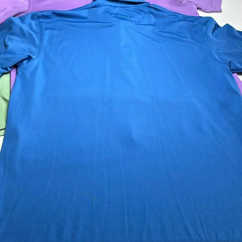 Dunning Golf Lot of Three (3) Performance Polo Shirts Men’s Large